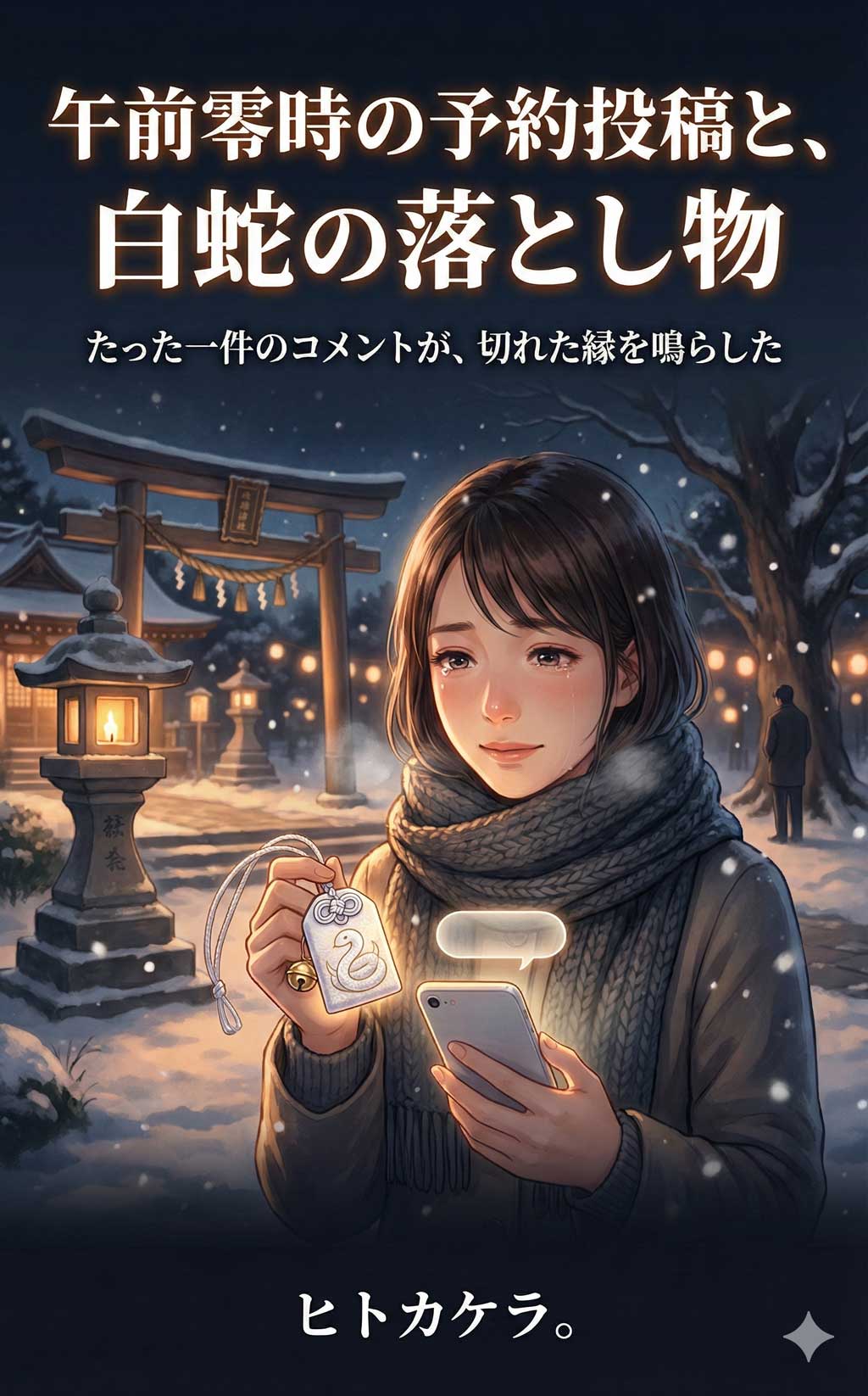 追午前零時の予約投稿と、白蛇の落とし物　——たった一件のコメントが、切れた縁を鳴らした ー表紙