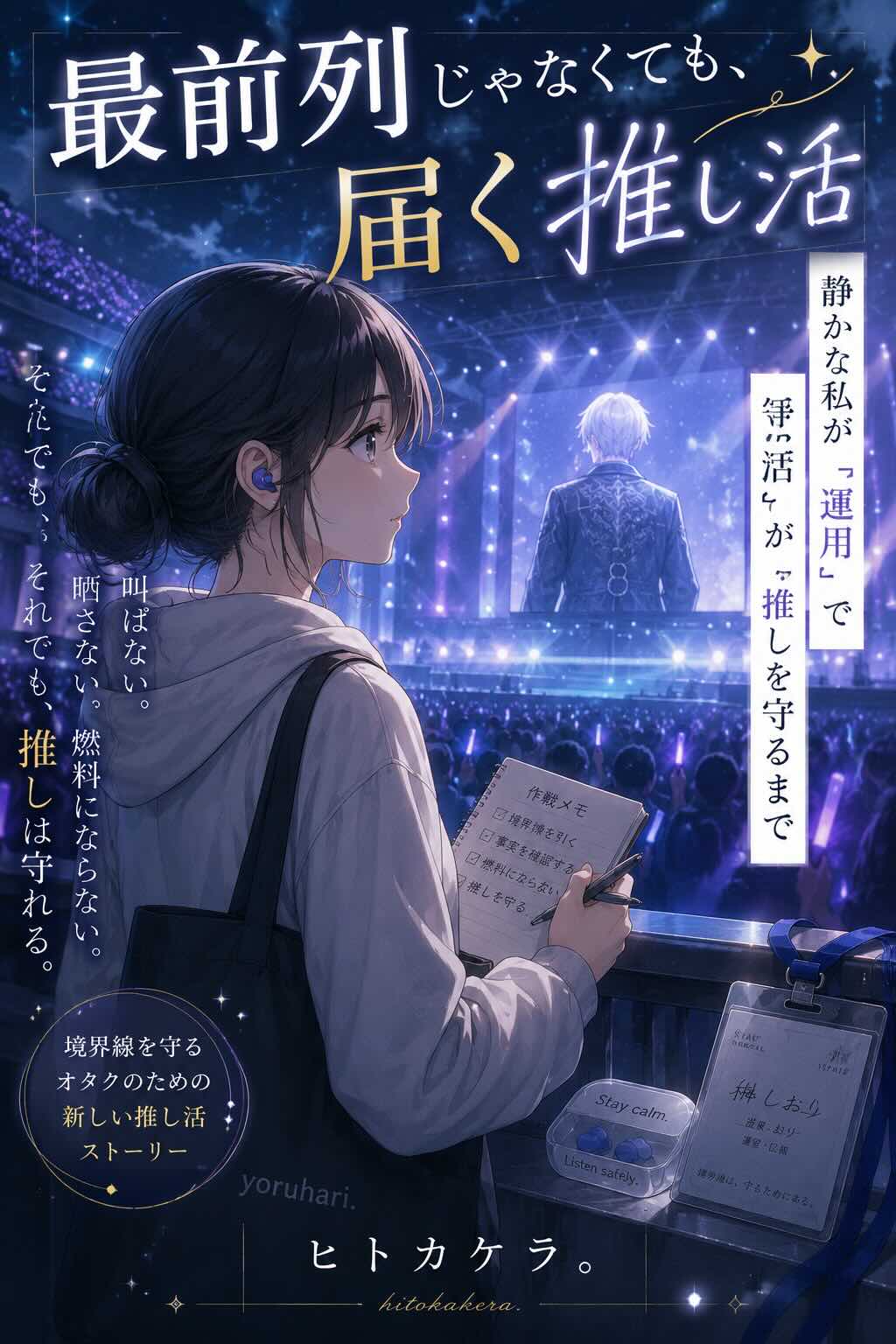 最前列じゃなくても、届く推し活